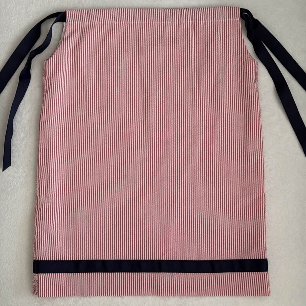 {CPC} Classic Prep | Seersucker Embroidered Whale Dress Red/White/Blue (4T) - Picture 11 of 15